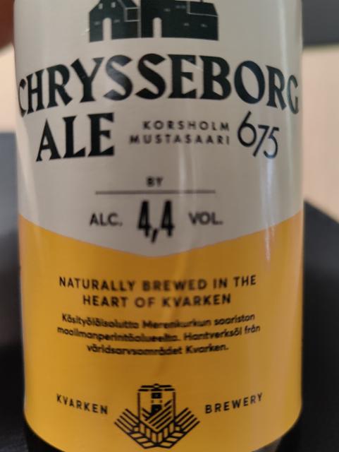 Chrysseborg Ale 4.4%, Kvarken Brewery, Finland