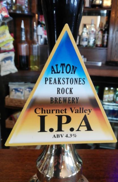 Churnet Valley I.P.A 4.3%, Peakstones Rock Brewing, England