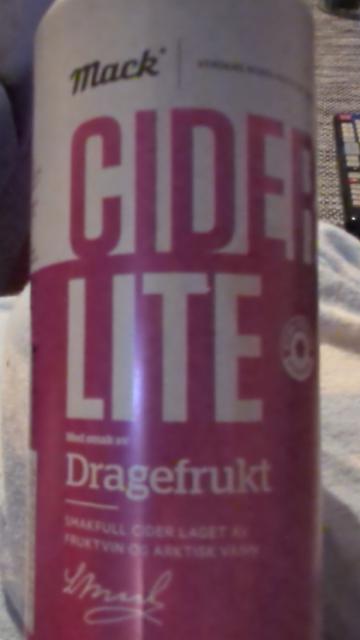 cider lite dragefrukt 4.5%, Macks Ølbryggeri, Norway