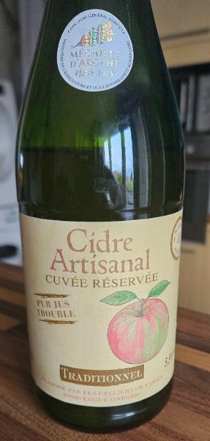 Cidre artisanal cuvée reservée traditionnel, Celliers De L'Odet