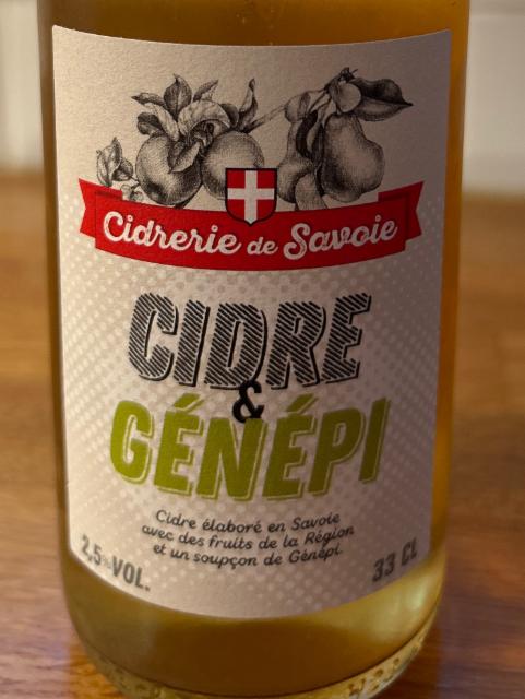 Cidre et Génépi 2.5%, La Cidrerie De Savoie [Closed], France