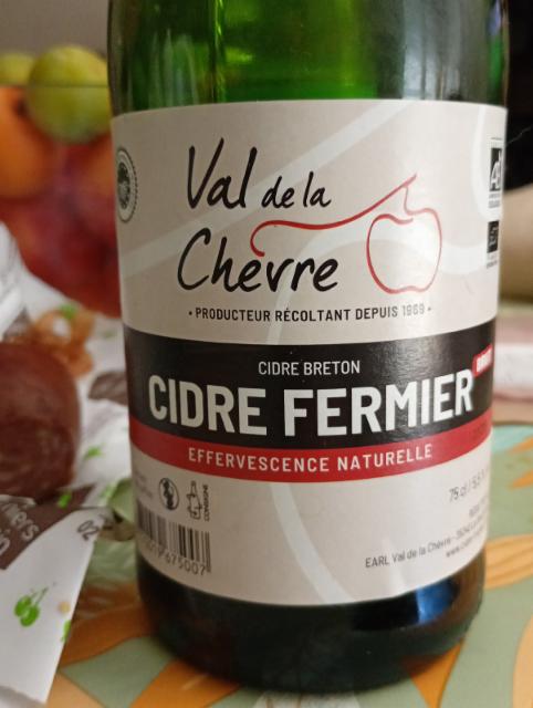 Cidre fermier Val de la Chèvre 5.5%, Le Val De La Chèvre, France