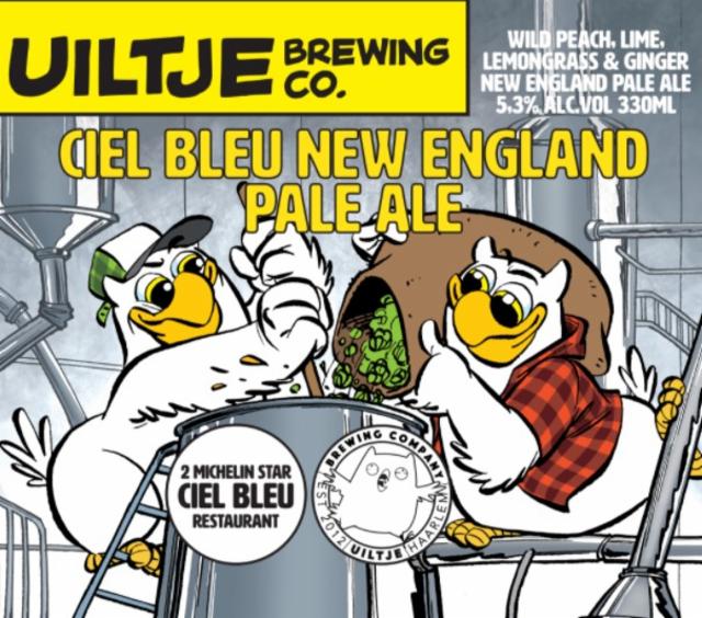 Ciel Bleu New England Pale Ale 5.3%, Uiltje Brewing Co, Netherlands