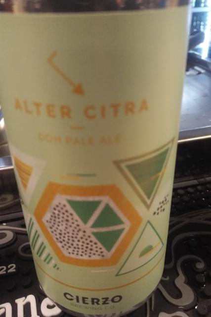 cierzo alter citra 4.5%, Cierzo Brewing Co., Spain