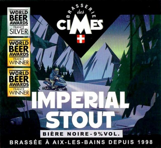 Cimes Imperial Stout 9.0%, Brasserie Des Cimes, France
