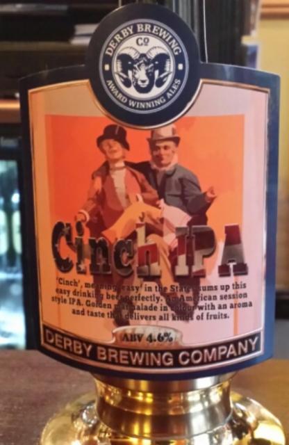 Cinch IPA 4.6%, Derby Brewing, England