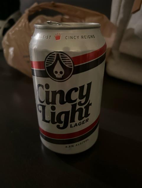 Cincy Light 4.2%, Rhinegeist Brewery, United States