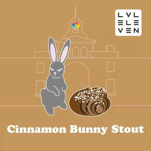 Cinnamon Bunny Stout 9.5%, Level Eleven Brewing, Finland