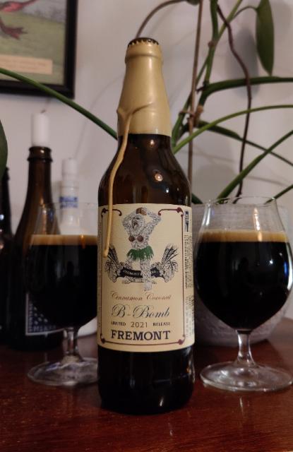 B-Bomb Cinnamon Coconut (2021) 13.0%, Fremont Brewing Company, United States