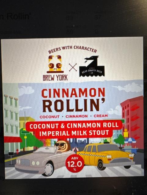 Cinnamon Rollin' 12.0%, Brew York, England