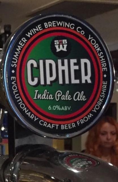 Cipher 6.0%, Summer Wine Brewery, England