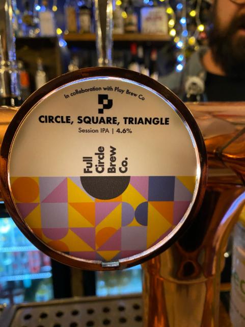 Circle, Square, Triangle 4.6%, Full Circle Brew Co., England