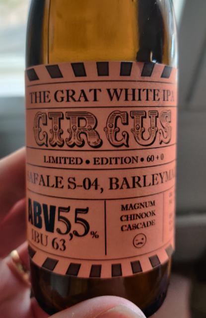 Circus (60-0 limited edition) 5.5%, Rusanpruuvi, Finland