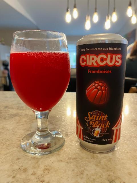 Circus Framboises 6.5%, Le Saint-Bock, Canada