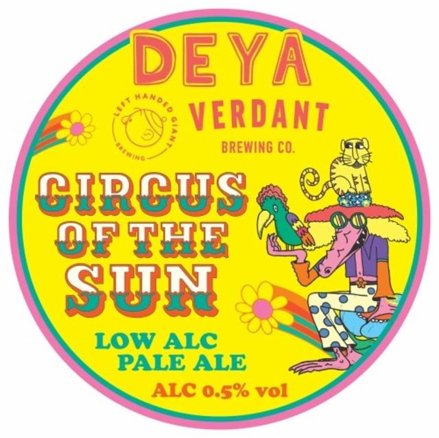 Circus Of The Sun 0.5%, DEYA Brewing Company, England