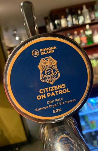 Citizens On Patrol 5.3%, Pomona Island Brew Co, England