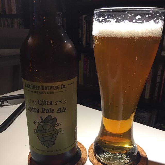 Citra Extra Pale Ale 7.0%, Knee Deep Brewing Company, United States