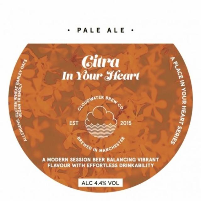 Citra In Your Heart 4.4%, Cloudwater Brew Co., England