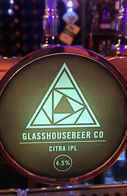 Citra IPL 4.5%, Glasshouse Beer Co., England