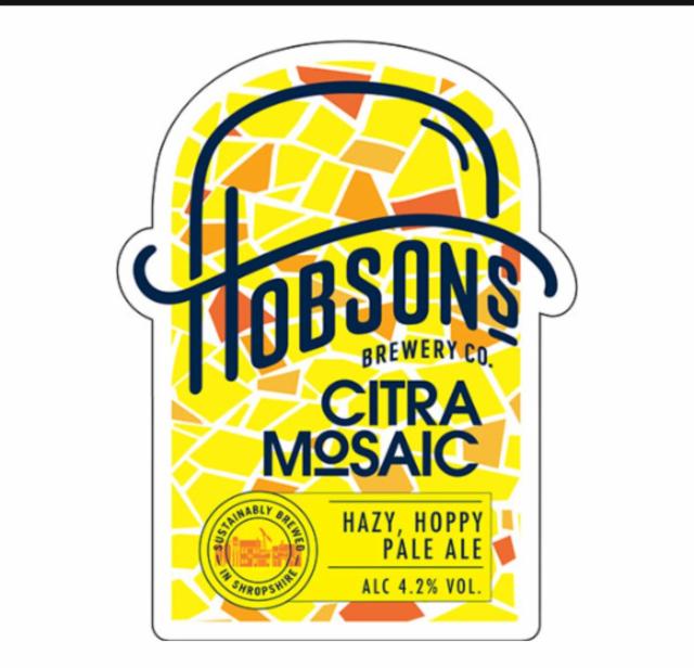 Citra Mosaic 4.2%, Hobsons Brewery, England