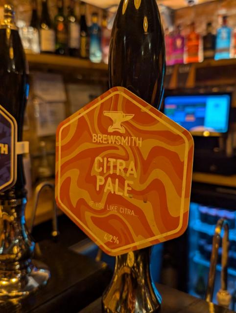 Citra Pale 4.2%, BrewsmithBeer, England