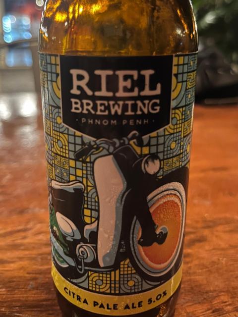Citra Pale Ale 5.0%, Riel Brewing, Cambodia