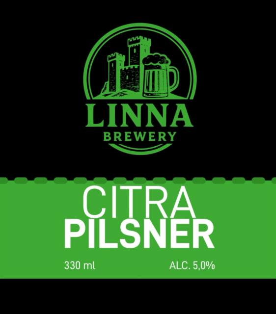 Citra Pilsner 5.0%, Linna Brewery, Finland