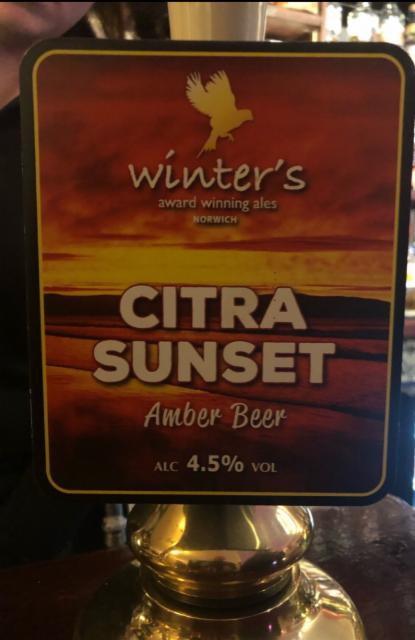 Citra Sunset 4.5%, Mr Winter's (Winter's Brewing Co.), England