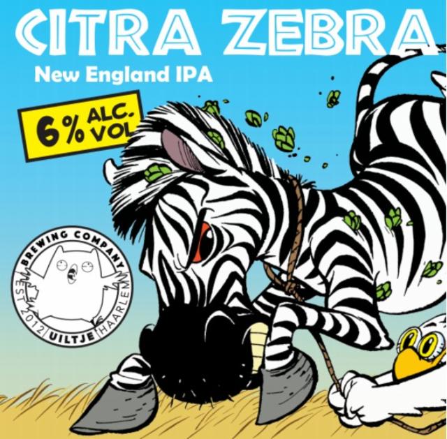 Citra Zebra 6.0%, Uiltje Brewing Co, Netherlands