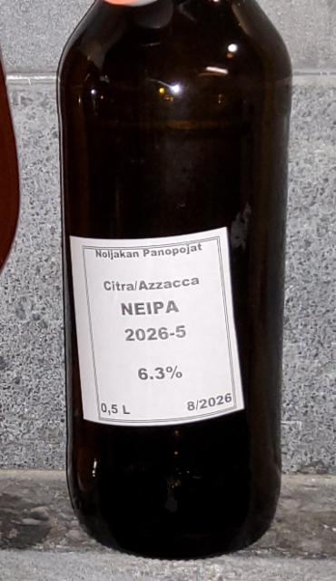Citra/azacca neipa 2026-5 6.3%, Noljakan Panopojat, Finland