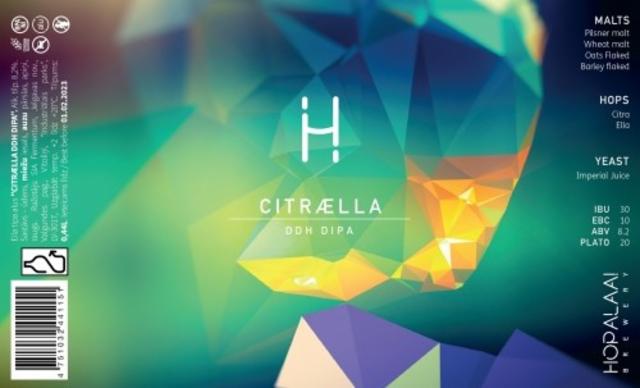 Citrælla 8.2%, Hopalaa, Latvia
