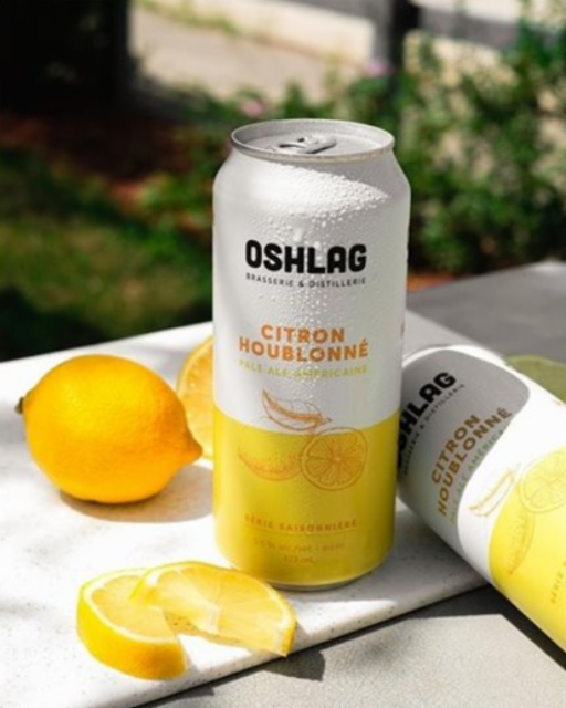 Oshlag Citron Houblonné 5.5%, Oshlag Brasserie & Distillerie, Canada