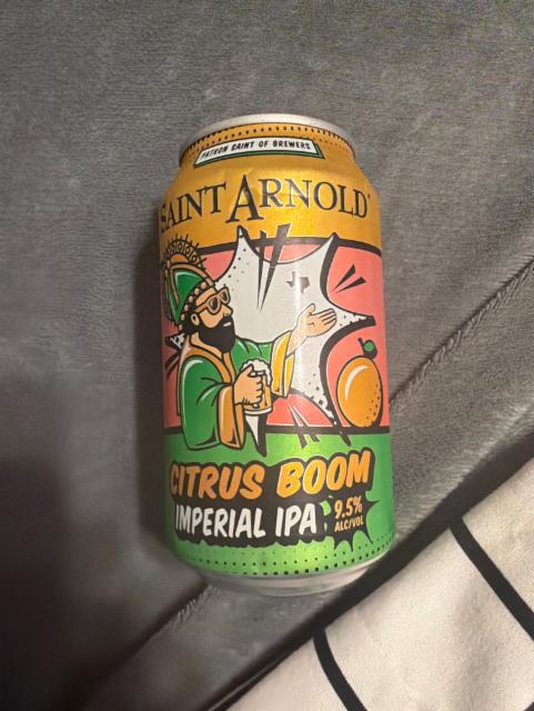 Citrus boom imperial IPA, Saint Arnold Brewing Company