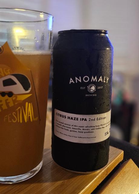 Citrus Haze IPA 2nd Edition 6.0%, Anomaly Brewing, England
