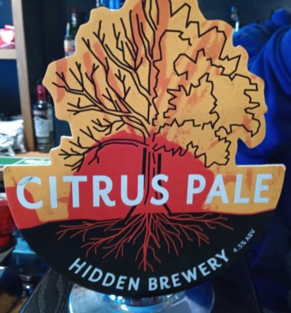 Citrus Pale 4.5%, Hidden Brewery Cornwall, England