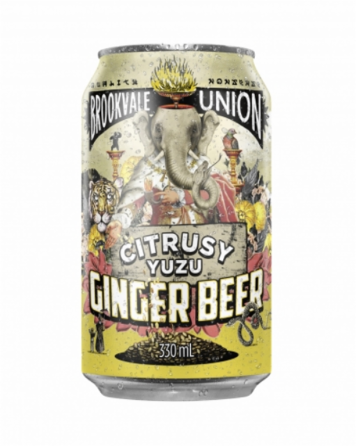 Citrusy Yuzu Ginger Beer 4.0%, Brookvale Union, Australia