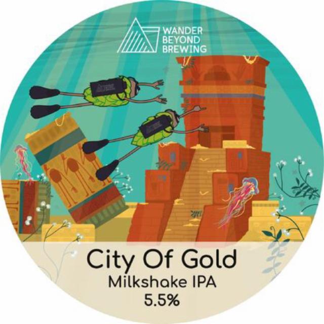 City Of Gold 5.5%, Wander Beyond Brewing, England