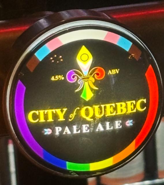 City of Quebec Pale Ale 4.5%, City of Quebec, England