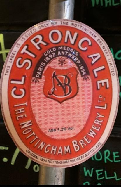 CL Strong Ale 5.2%, Nottingham Brewery, England