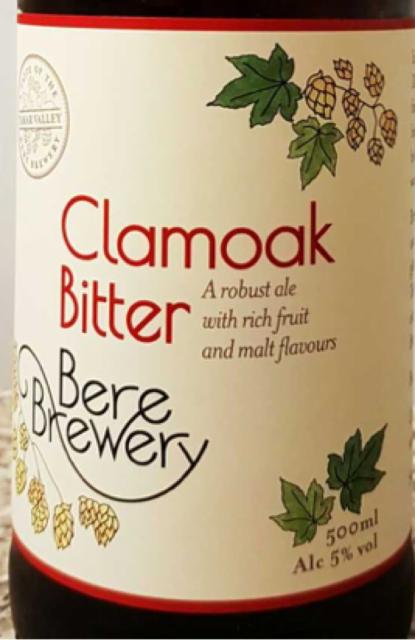 Clamoak Bitter 5.0%, Bere Brewery, England