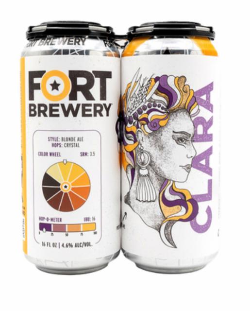 Clara 4.6%, Fort Brewery, United States