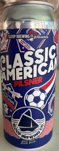 Classic american 4.6%, Sloop Brewing Company, United States