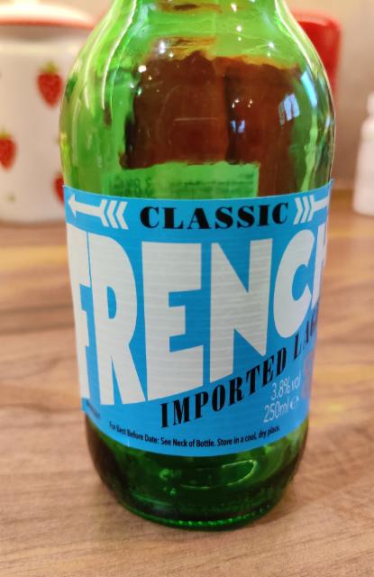 Classic French Imported Lager 3.8%, Coop UK, England