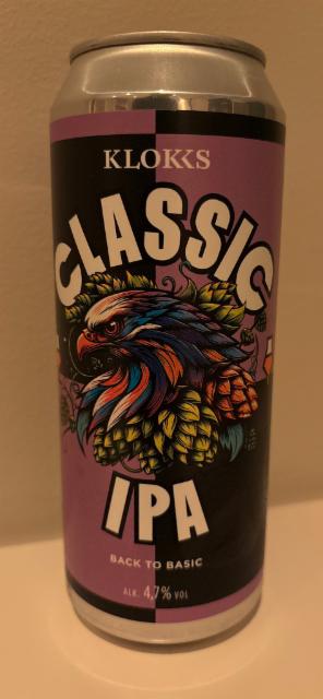 classic ipa - back to basis 4.7%, Klokk & Co., Norway