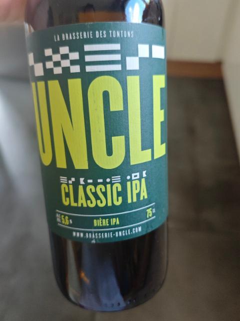 Classic ipa 5.6%, Brasserie Uncle, France