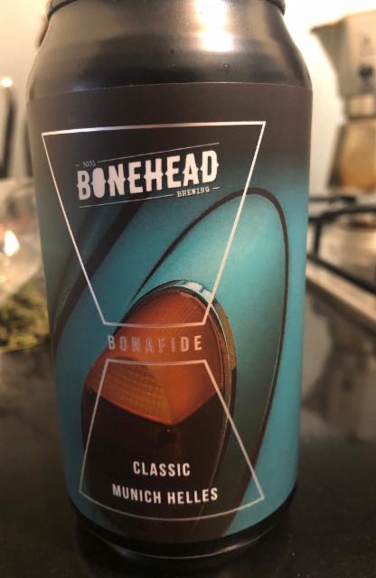 Classic Munich helles 5.0%, Bonehead Brewing, Australia