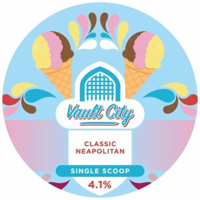 Single Scoop - Classic Neapolitan 4.1%, Vault City Brewing, Scotland