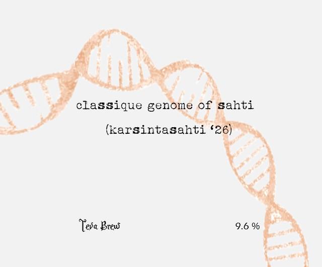 Classique Genome of Sahti (Karsintasahti '26) 9.6%, Teva Brew, Finland