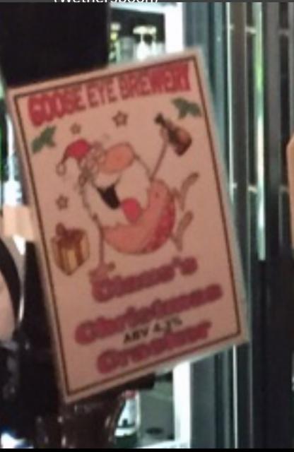 Claus's Christmas Cracker 4.3%, Goose Eye Brewery, England