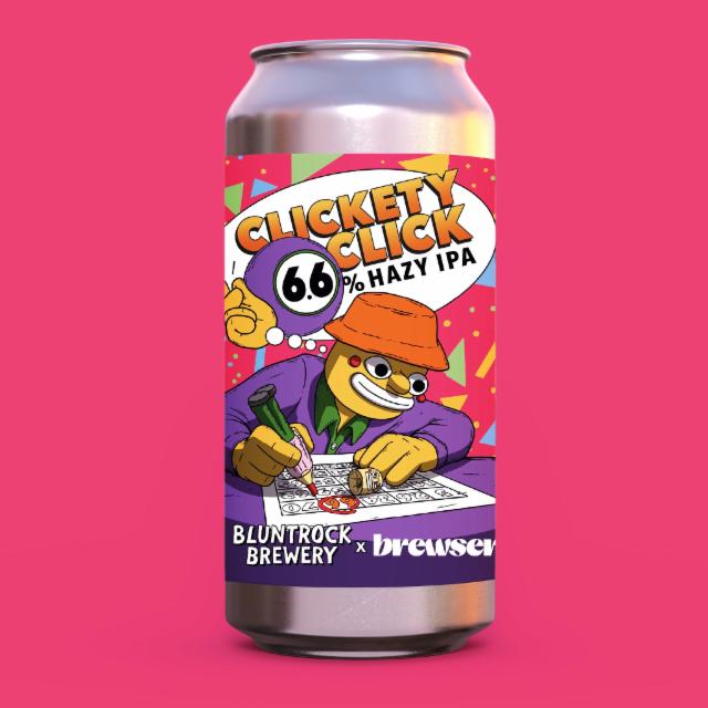 Clickety Click 6.6%, Bluntrock Brewery, England